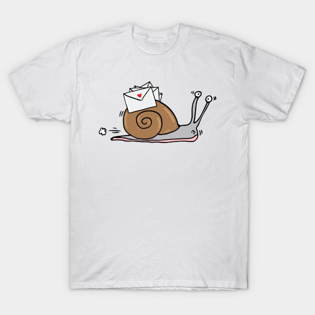 Snail Mail T-Shirt by adrianserghie